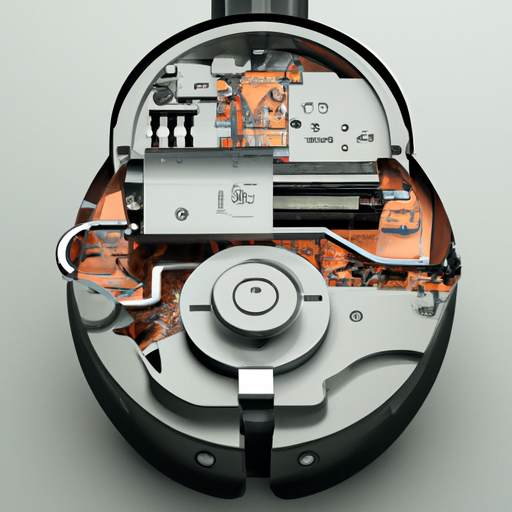 המחשה של המנגנון הפנימי של מנעול חכם